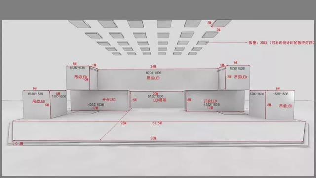 易事达1000方租赁屏助力广汽传祺新车发布会