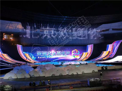 中润光电三维LED灯矩阵之光芒，迸发在亚洲文化嘉年华