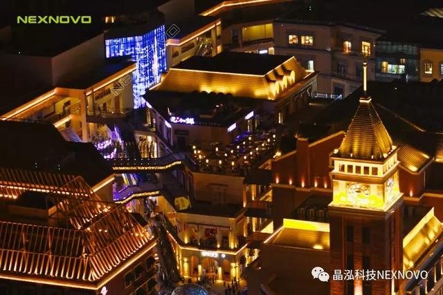 时尚街“新宠”，晶泓透明屏力鼎西安四海唐人街