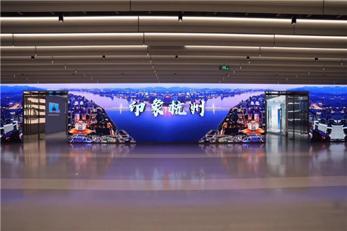 联建LED小间距创意屏组助力杭州党群服务中心，彰显不“屏”凡
