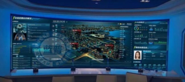蓝普科技小间距P1.0+疫情信息平台 让疫情形势“可视化”