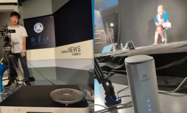 两会期间新华社5G全息异地同屏访谈 揭秘全息投影技术的前世今生