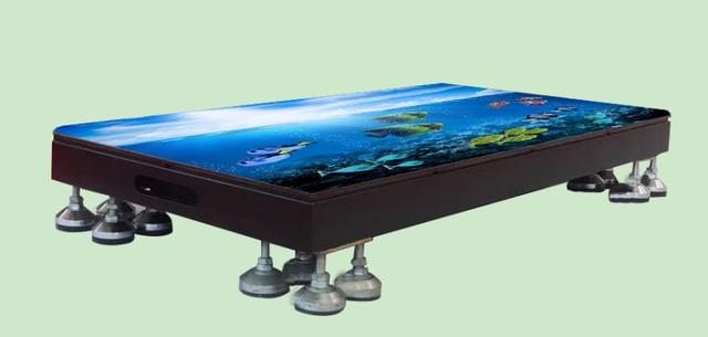 鑫亿光LED地砖屏闪耀三亚国际婚礼节