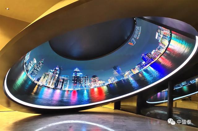 中盛泰“穹顶”屏助力西安招商城市主场