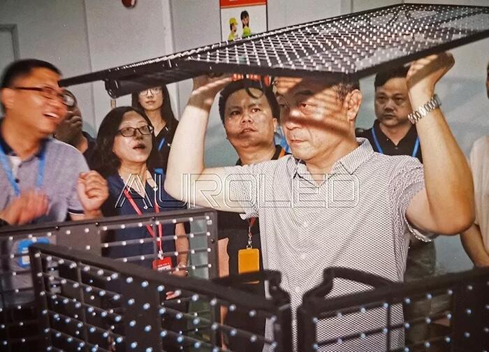 奥蕾达多维度详解国庆盛典光影屏黑科技