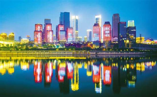 重庆点亮50处地标建筑、3000多大型LED 礼赞英雄 重庆点亮50处地标建筑、3000多大型LED 礼赞英雄