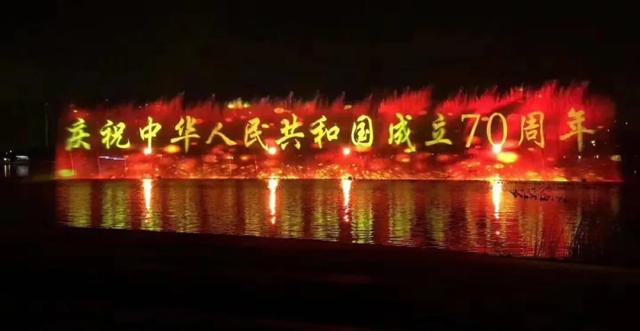 中润光电十大经典案例-太原清徐《国际音乐焰火节》，水上表演经典之作！