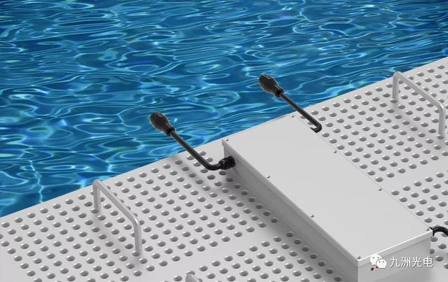 九洲光电│横店影视城之梦幻太极1353㎡LED水浸屏完美绽放