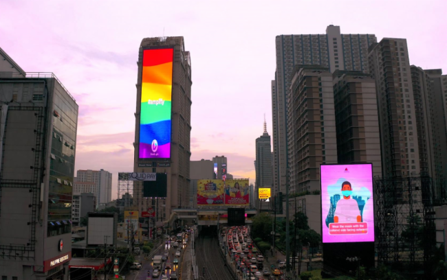 2260㎡！菲律宾最大户外LED屏洲明造！