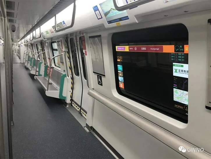 深圳引进中车四方所新型显示技术！地铁首次装备OLED透明车窗