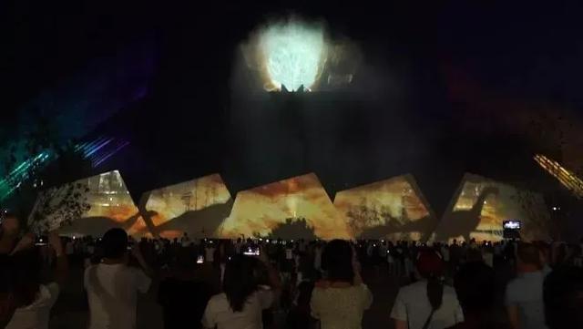 惊艳！大型水幕神剧《神木故事》