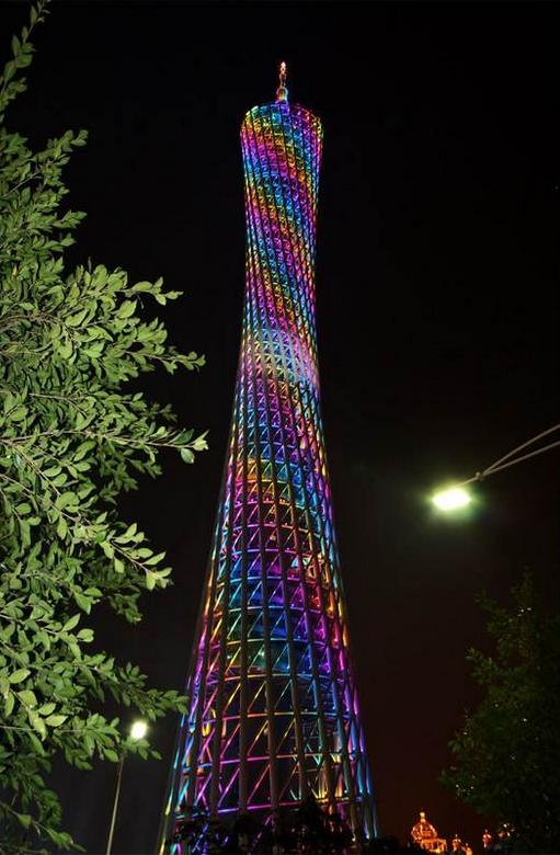 广州塔户外LED灯网广告位使用权时隔5年再度出让