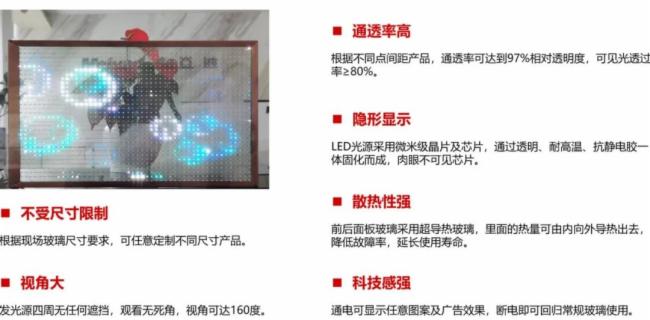 美亚迪LED透明屏之玻璃屏震撼来袭