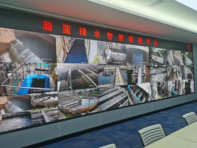 又双叒叕一污水处理智慧管理系统控制室LED大屏幕项目交付使用！