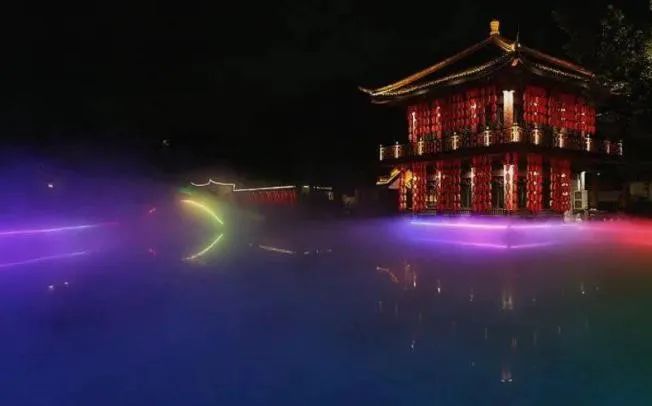 广汉市房湖公园夜景照明工程