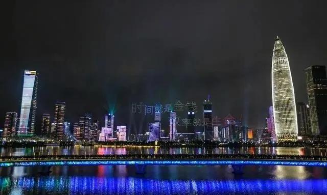 深圳特区40周年灯光秀震撼上演