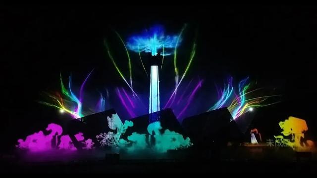 惊艳！大型水幕神剧《神木故事》