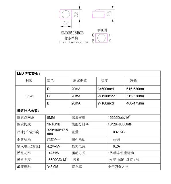 匡通电子丨P8全彩-4S模组