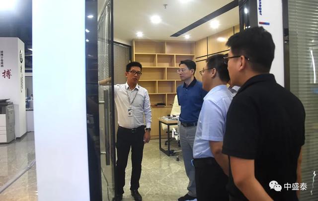 秦皇岛一行领导莅临中盛泰参观考察