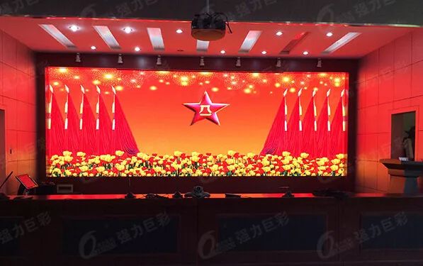 强力巨彩LED大显示助力军事信息化！