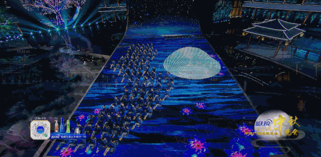 中润光电LED网幕亮相央视中秋晚会，古今结合、交相辉映、景致和谐、满溢华夏！