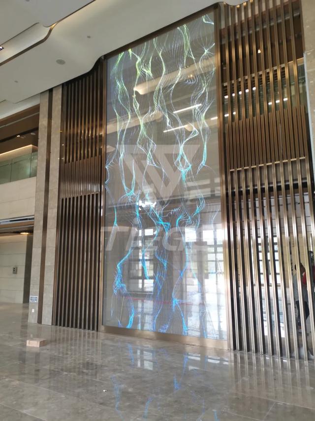 铁歌贴膜屏点亮宝钢罗泾指挥中心厅