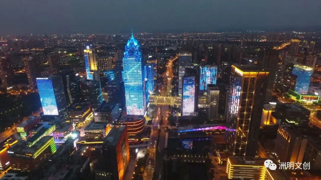 洲明再造网红景点！1400㎡创意屏点亮宁波“曼哈顿”！