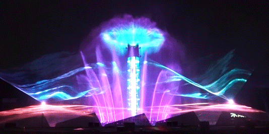 惊艳！大型水幕神剧《神木故事》