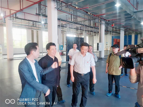 市委副书记、代市长黎春秋调研湖南合利来帮扶指导工作，舒灿董事长陪同调研！