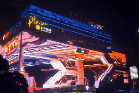 高清炫酷 | REESTAR点亮户外3D巨幕