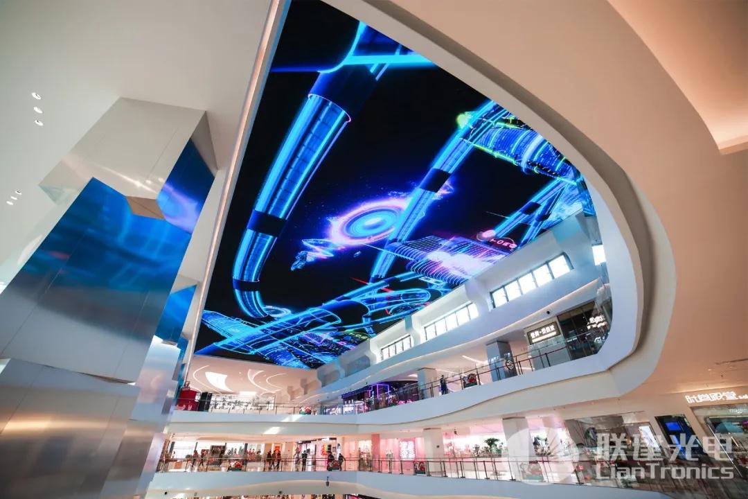 全国罕见！联建光电裸眼3D巨型天幕创意来袭