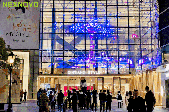 “老上海”焕活，晶泓LED透明屏助力新天地潮力升级