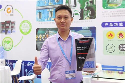 展会专访|纽沃新材料携高性能敷形涂层新突破亮相LED展会