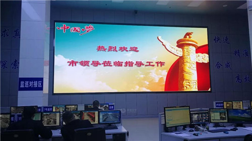 联建光电8K巨幕点亮长沙高新公安局，打造警务“超脑”显示新高地！