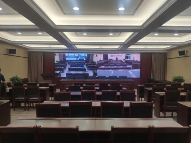彩易达提供衡水医疗保障局指挥中心视频会议设备，提升保障指挥办公效率