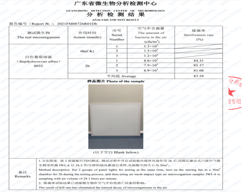LED照明灯具可以抗菌抗病毒了
