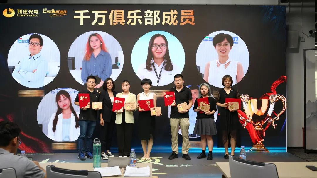 外销中心召开2021年上半年度工作总结暨第二季颁奖仪式,“千万俱乐部”又增6人