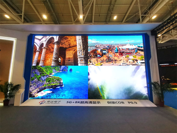 全球首发P0.4倒装COB显示屏!顶尖技术引领微小间距显示