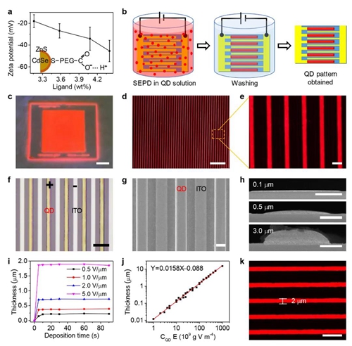 TCL华星开发全新量子点图案化技术，制备出高性能QLED器件等