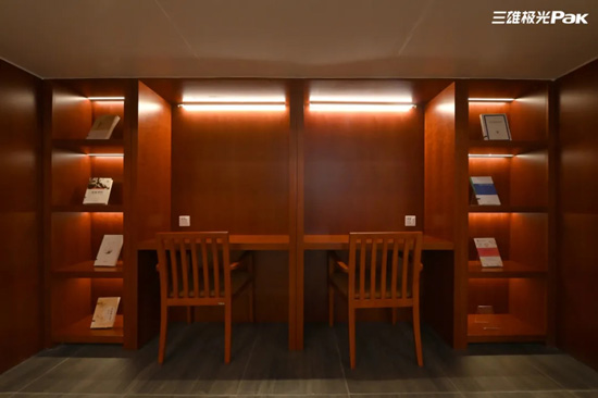 智能照明图书馆，三雄极光专治各种不爱阅读！