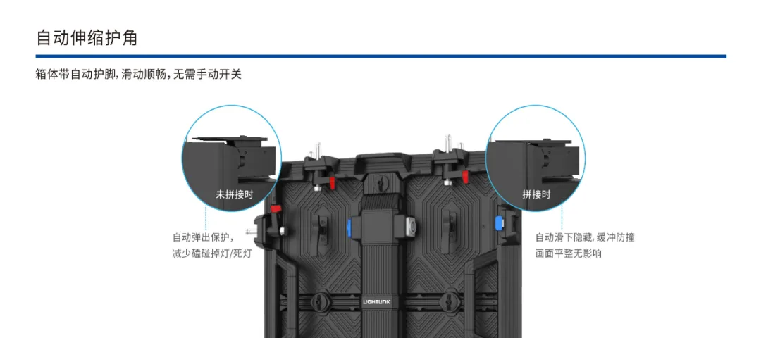 雷凌显示荧幕屏“精工匠造，独家技术，xR应用高清演绎”