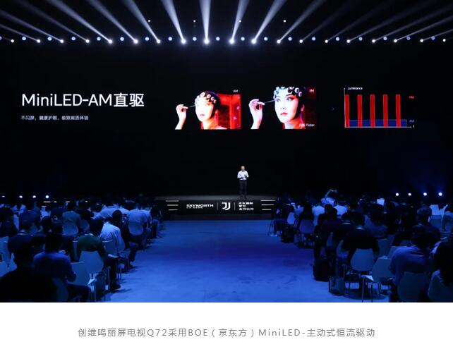 京东方 携手创维推出全球首款主动式玻璃基Mini LED电视 京东方 携手创维推出全球首款主动式玻璃基Mini LED电视