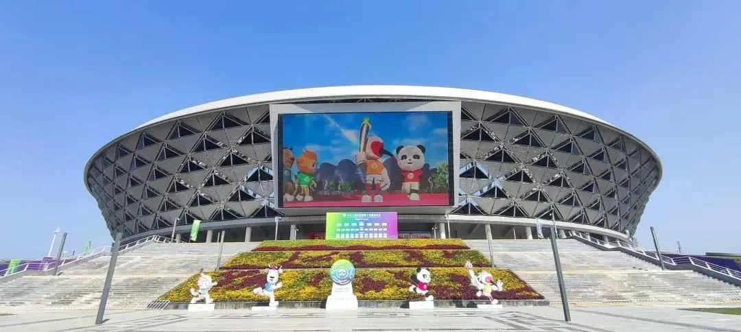 灯光璀璨的全运会开幕式，处处有着它们的身影……