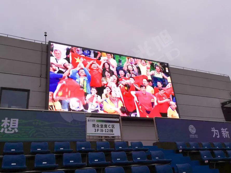 视爵光旭LED显示屏,助力十四运沙滩排球比赛顺利进行 视爵光旭LED显示屏,助力十四运沙滩排球比赛顺利进行