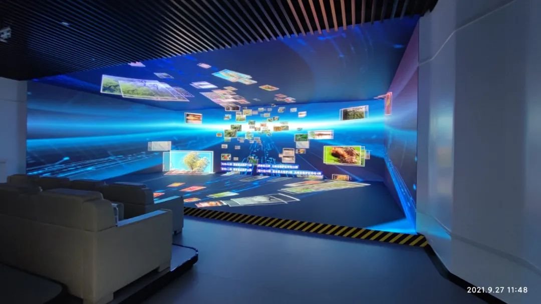 全国最大五面屏点亮，中国电建沉浸式数字展厅正式启用！