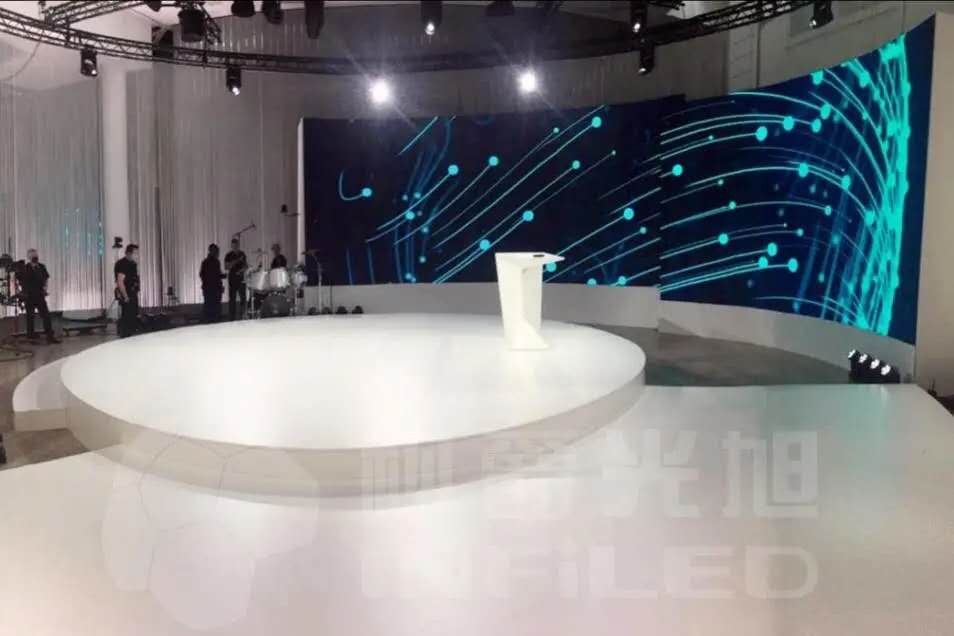 2020年世博会芬兰馆——视爵光旭无缝曲面LED显示屏大放光彩