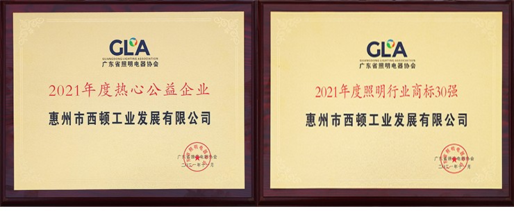 踏实践行社会责任，西顿照明获热心公益企业称号