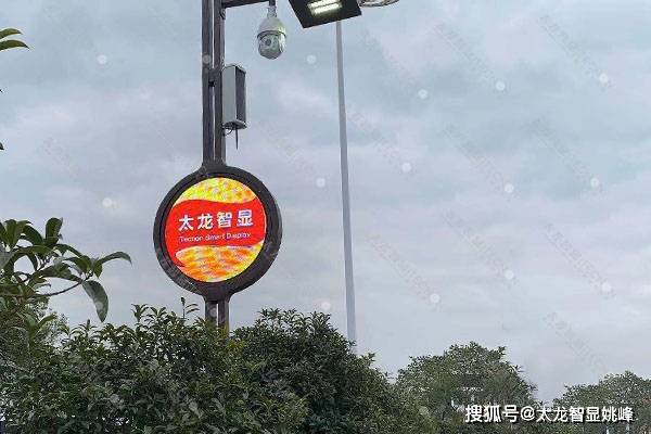 太龙智显led灯杆屏助力平阳县建设智慧数字乡村 