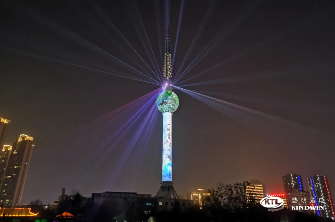 徐州地标！慧明用超4000㎡灯条屏点亮徐州电视塔