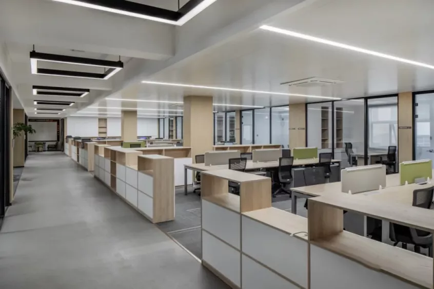 蓝景智能照明打造健康办公空间 ——中国建筑装饰行业百强企业案例